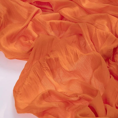 Cheesecloth Table Runner Summer Boho Wedding Birthday Party Home Decor | Orange - Image 3