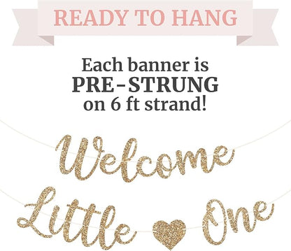 Pre-Strung Welcome Little One Banner - Image 3