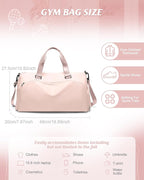 Gym Bag Womens,Travel Duffel Carry on Bag Sport Tote Bag Weekend Overnight Bag