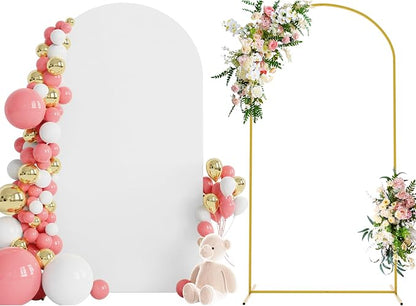7.2FT Arch Backdrop Stand and Cover Set, Arch Stand by Wokceer