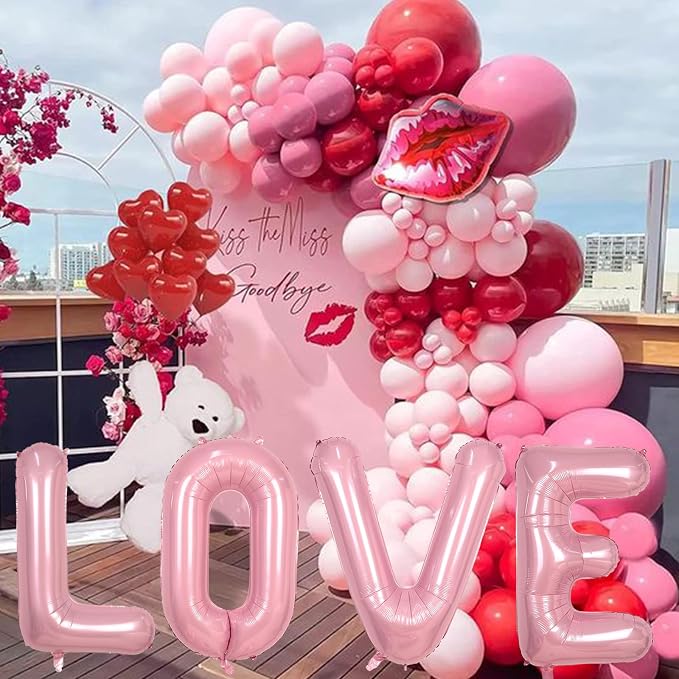 40 Inch Pastel Pink Letter Balloon, Giant Custom Alphabet V Foil Balloon Baby - Image 6
