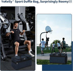 Gym Bag 20 inch Sport Duffle Bag for Men - 40L Weekender Duffel Bag for Travel - Navy Blue