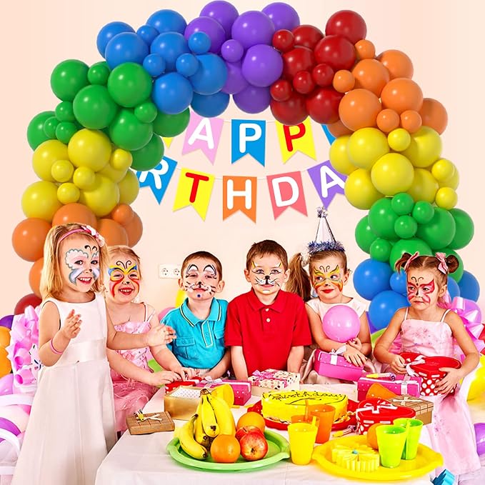 Rainbow Balloons Arch Kit - Image 5