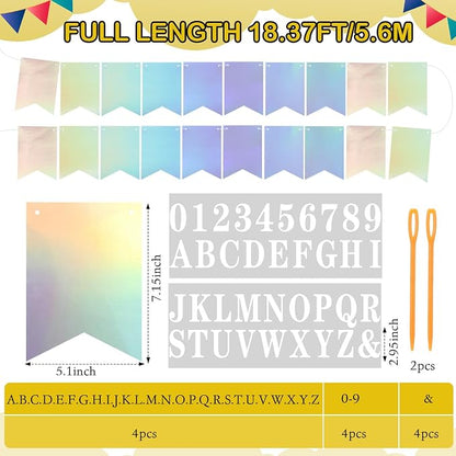 Mooliwe 171 Pcs DIY Custom Banner Kit Make Your Own Customizable Sign - Image 2