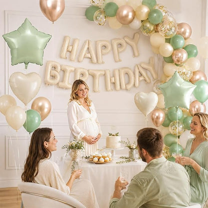 Sage Green Birthday Decorations - Image 6