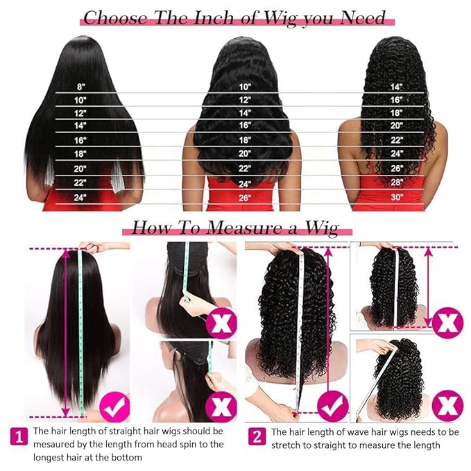 28 Inch Lace Front Wig Human Hair 13x4 Curly Wigs for Women Pre Plucked with Natural Baby Hair 180 Density Brazilian Virgin Deep Wave Frontal Wet and Wavy Wig Natural Color (28inch,Natural Black)