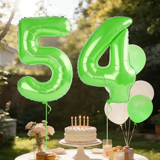 40 Inch Number 54 Balloons for 54th Birthday Party Decorations, 0-100 Fruit - Image 3
