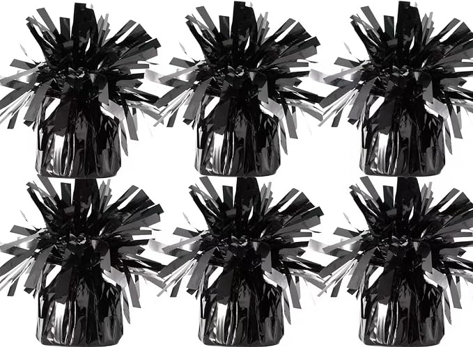 Balloon Weights Black 6Pcs | Perfect - Image 2
