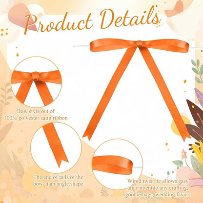 Riceshoot Orange Bows - Image 3