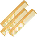 Giorgio GIVY16 Fine and Wide Tooth Handmade Detangler Comb - Hair Styling and Detangling Saw Cut Barber Comb for Men and Women