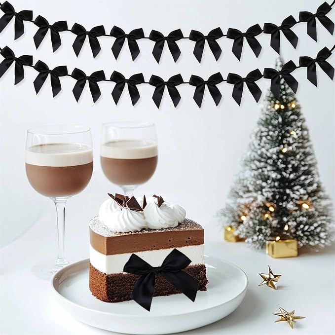 2pcs Bow Garland Banner, Ribbon Bow Party Decorations - Image 7