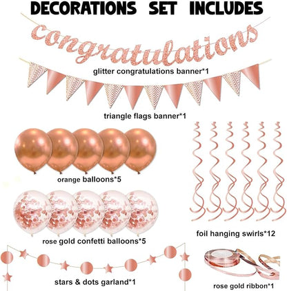 Congratulations Banner Kit for Graduation Party Decorations, Class of 2026 - Image 2