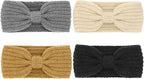 DRESHOW Knit Crochet Headband for Women Ear Warmer Soft Turban Stretch Warmer Headbands Winter Fashion Head Wrap