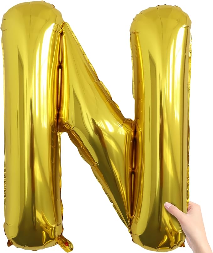Letter Balloons Gold Party Balloon - Image 2