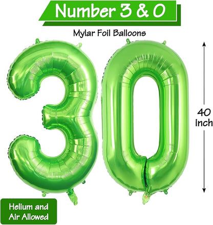 30 Number Balloons Large Foil Number Balloon Big 40 Inch - Image 7