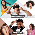 2 Pcs Afro Pick Comb for Natural Curly Hair,Portable Styling Hair Pick for Travel,Anti-Static,Cute Afro Comb for Women Men and Girls(Pink-T1)