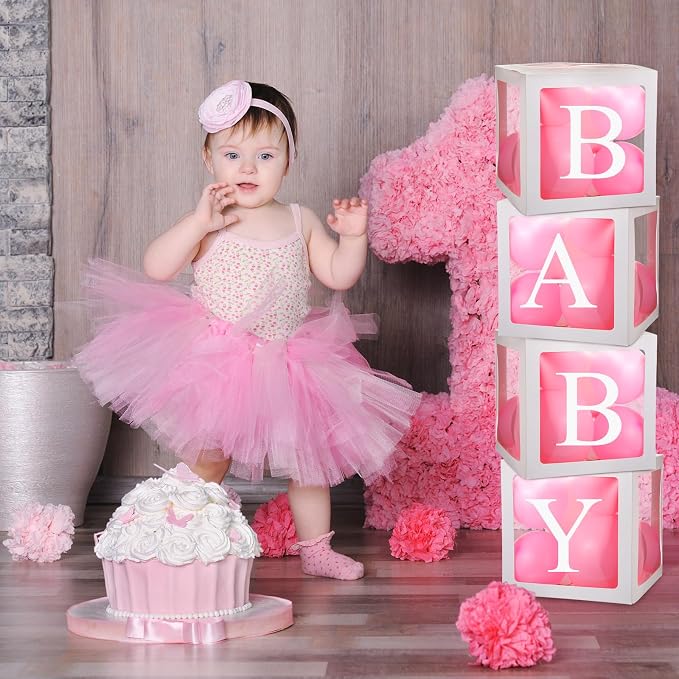 Thyle 12 Pcs Transparent Balloon Boxes Clear Balloon Boxes - Image 5