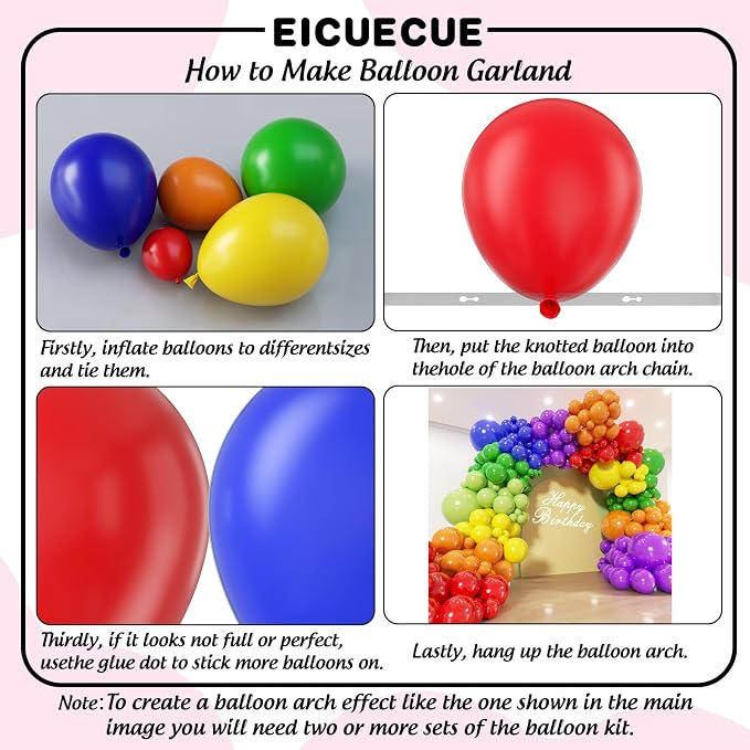 Rainbow Balloon Arch Kit - Image 3