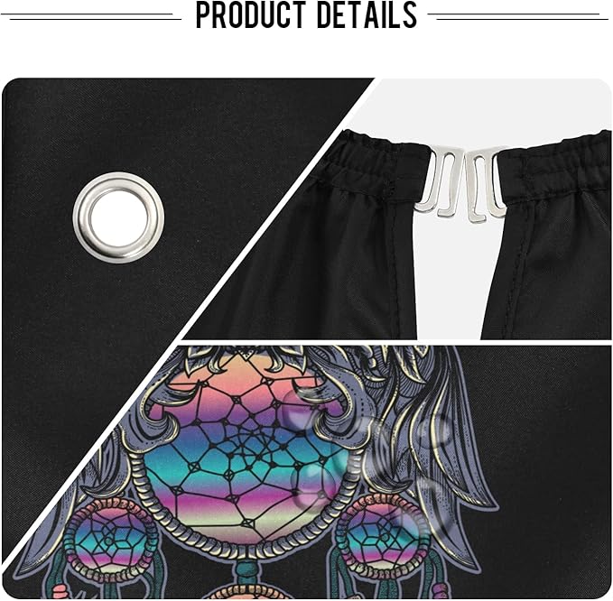 ALAZA Owl Dreamcatcher Barber Cape for Men Women, Waterproof Haircut Apron Beard Shaving Bib Hair Cutting Cloth 55 x 65 Inch