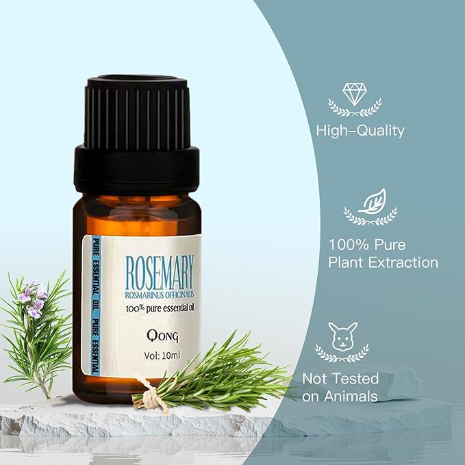 Rosemary Essential Oil Blend, Rosemary Oil, Can be Used for, Hair, Skin, Nails, Aromatherapy Oil& Diffuser Essential Oils- 10ML