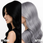 Gray Temporary Hair Color Spray for Women Kids Men, Washable Grey Hair Spray, Fun Bright Shade for Cosplay, Halloween, Cosplay, Party, DIY Hair Looks & Festivals