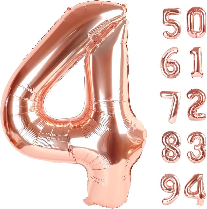 Rose Gold 4 Balloon by IWERP