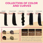 Lashey Seamless Clip in Extensions 110g 7pcs Body Wave Ombre Natural Black to Medium Auburn Clip in Hair Extensions Human Hair 20 Inch Natural Soft Hair Extensions for Women