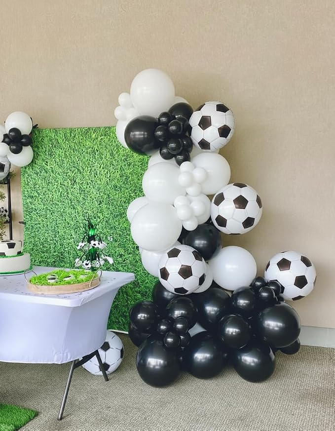 Soccer Party Decorations 153Pcs, World Soccer Balloon Garland Arch Kit - Image 9