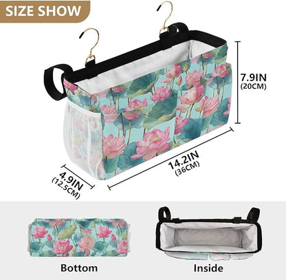 Bedside Caddy Hanging Bunk Bed Caddy Bed Organizer Hanging Pocket - Image 4