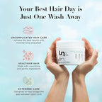 Unwash Charcoal Detox Scalp Scrub - Detoxify, Exfoliate, & Rebalance Hair & Scalp, Removes Build-Up, For Dry, Itchy Scalps Paraben Free, 8.82 oz