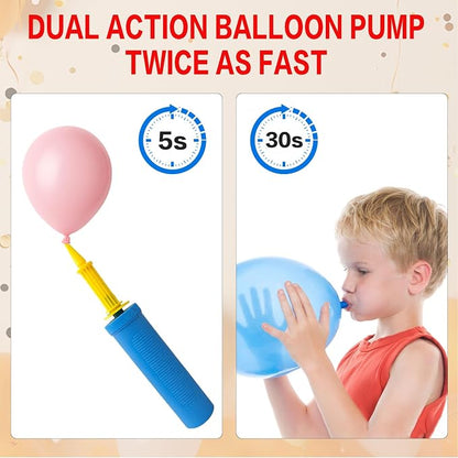 2 Pack Hand Balloon Pump, Manual Air Inflator Pump - Image 3