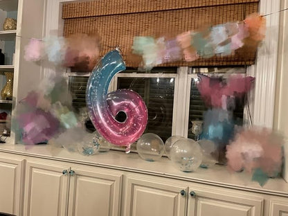 6 Balloon 40 inch Number Balloons - Image 3