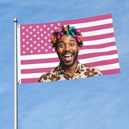 Nxwdwqa Custom Pink America Flag 3X5 Ft Personalized Flags Design Your Image - Image 6