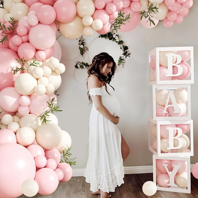 CROSSFINGERS Pink Baby Shower Decorations - Image 4