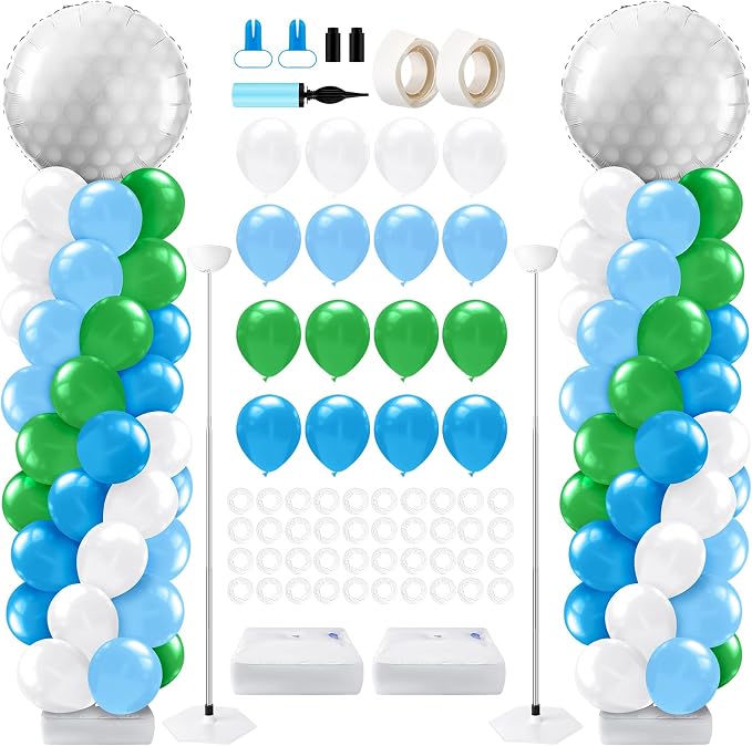 Kasyat 2 Set Golf Balloon Column Stand Kit by Kasyat
