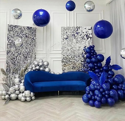 BAUANOOY 100pcs Royal Blue Balloons 12 inch, Baby Shower, Birthday Party - Image 6
