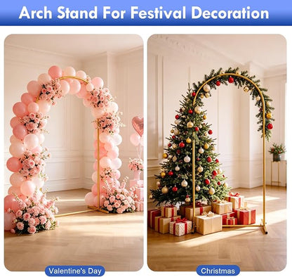7.2FT Arch Backdrop Stand, Wedding Backdrop, Baby Shower, Bridal Shower - Image 2