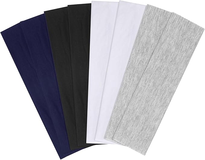 8 Pcs Headbands for Women's Hair, Fashion Hair Bands for Women Soft Elastic Ladies Headband Yoga Gym Hair Accessories