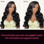 Lashey Clip in Hair Extensions Real Human Hair, 14 Inch 7pcs 120g #1B Natural Black Body Wave Remy Human Hair Extensions Natural Thick Clip in Hair Extensions for Black Women