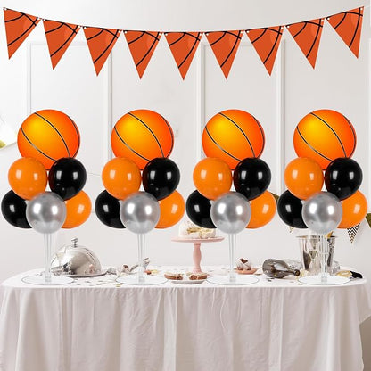 4 Sets Basketball Party Balloons Stand Kit - Image 5