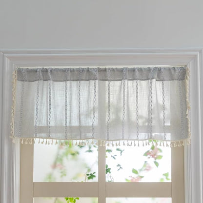 Sutuo Home Boho Curtains Valance - Image 3