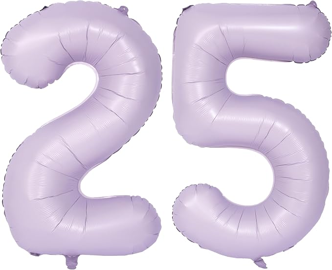 40 In Matte Purple Number Balloons Helium Foil Mylar Balloon Digital 25 | by Exquisitehighqualitypartydecorationstomeetyoureveryneed%EF%BC%81