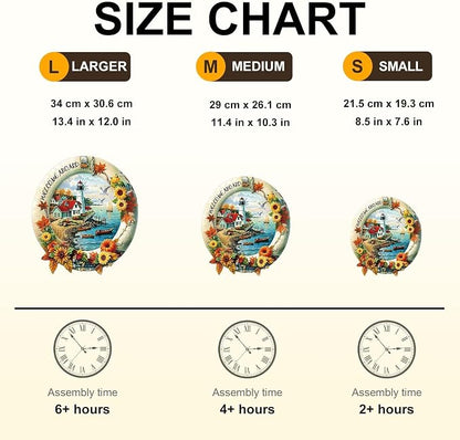 Sunflowers Puzzles Lighthouse Cottage Ocean Walkway Puzzle Adults Gifts - Image 4