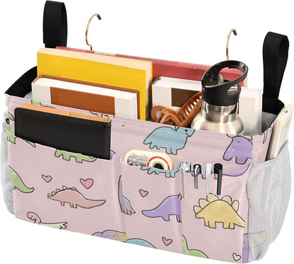 Bedside Caddy Metal Frame Hanging Organizer Bunk Bed Dorm Accessories Hook And - Image 3