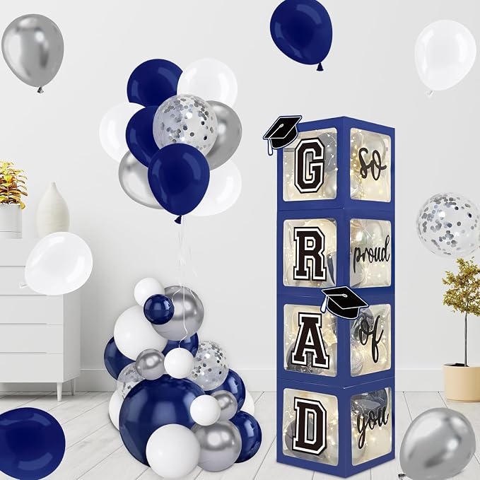 Navy Blue Graduation Decorations 2026 - Image 2