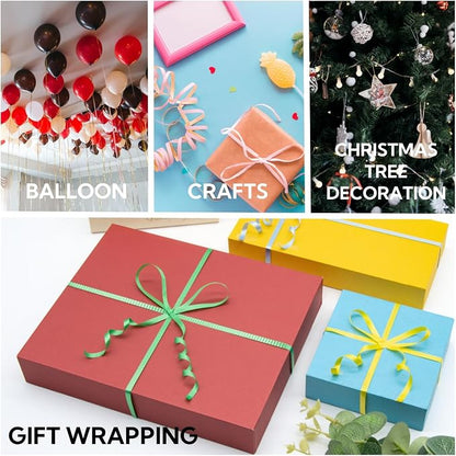 500 Yards Curling Ribbon for Gift Wrapping, 3/16" Balloon String for Christmas - Image 4