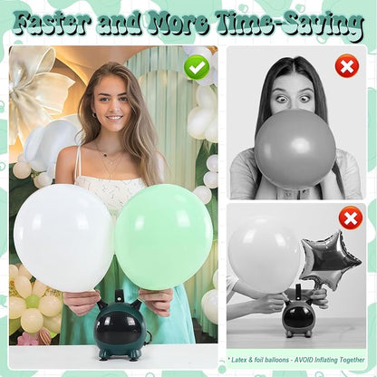 Balloon Pump Electric, Portable Balloons Inflator Air Pump - Image 3