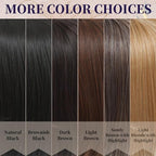 Hair Toppers for Women Large Base Toppers Hair Pieces for Women with Thinning Hair Clip Ins Fake Bangs Perfect Solution for Thinning-hair and Stylish Upgrade 15 Inch