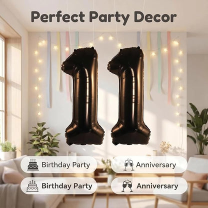 YPSelected 32 Inch Large Foil Helium Number Balloon Birthday Wedding Party 0-9 - Image 4