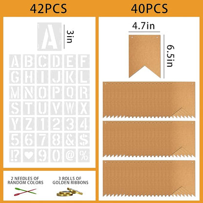 40 PCS DIY Custom Banner Set - Image 2